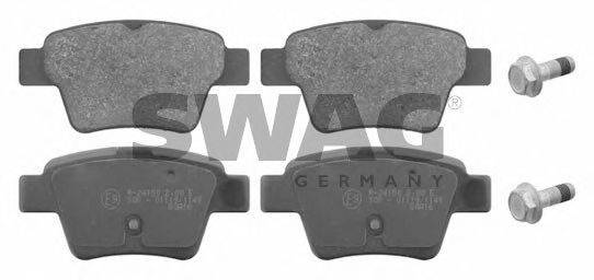 SWAG 62916715 Комплект тормозных колодок, дисковый тормоз