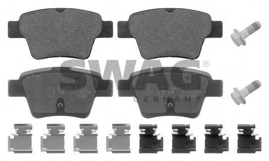 SWAG 62916813 Комплект тормозных колодок, дисковый тормоз