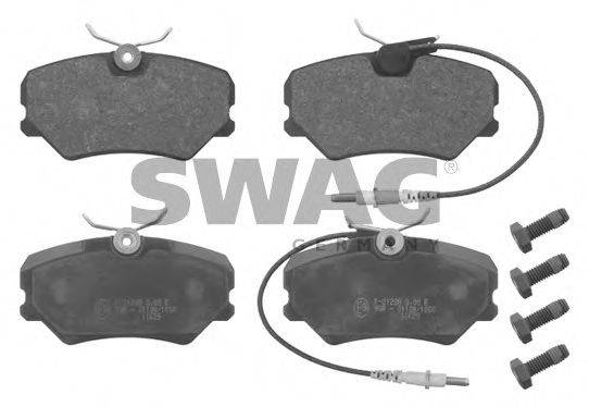 SWAG 62916818 Комплект тормозных колодок, дисковый тормоз