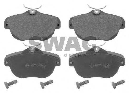 SWAG 62916835 Комплект тормозных колодок, дисковый тормоз