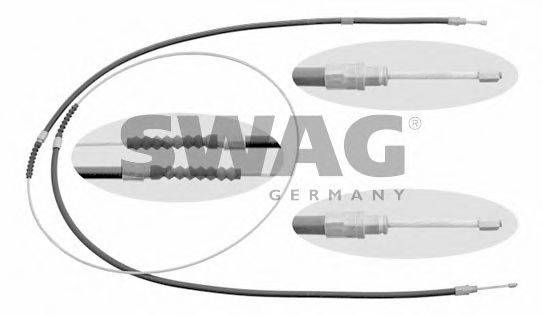 SWAG 62917903 Трос, стояночная тормозная система