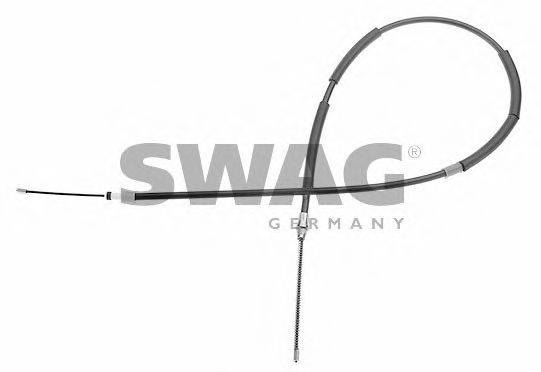 SWAG 62917905 Трос, стояночная тормозная система