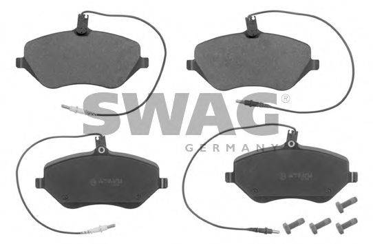 SWAG 64916829 Комплект тормозных колодок, дисковый тормоз