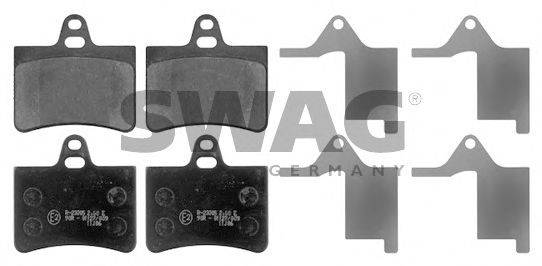 SWAG 64916832 Комплект тормозных колодок, дисковый тормоз