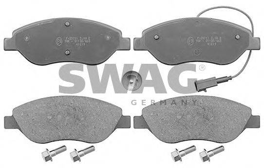 SWAG 70116013 Комплект тормозных колодок, дисковый тормоз