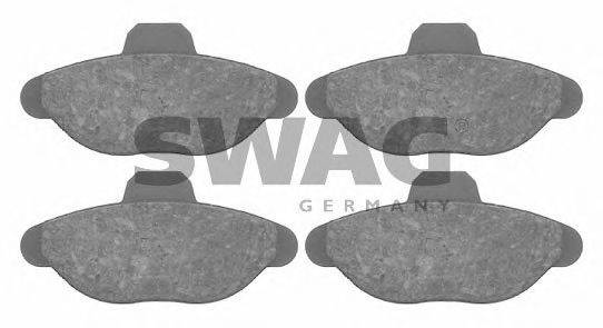 SWAG 70916082 Комплект тормозных колодок, дисковый тормоз