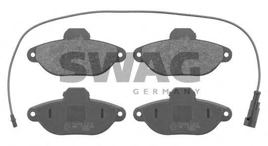 SWAG 70916084 Комплект тормозных колодок, дисковый тормоз