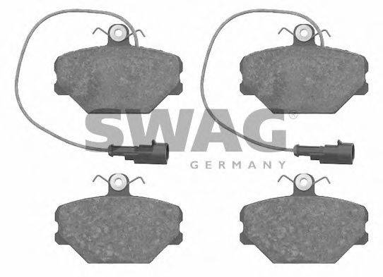 SWAG 70916086 Комплект тормозных колодок, дисковый тормоз
