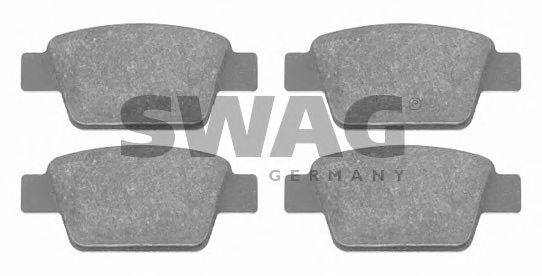 SWAG 70916556 Комплект тормозных колодок, дисковый тормоз