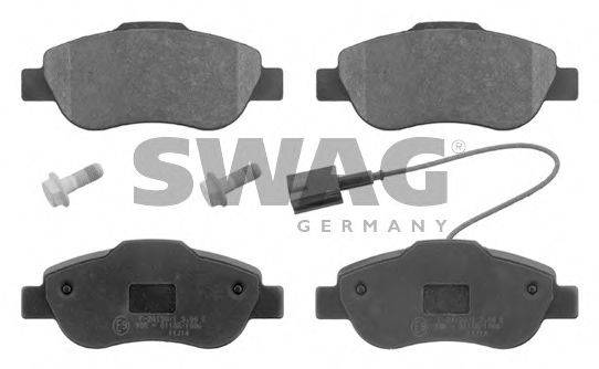 SWAG 70916841 Комплект тормозных колодок, дисковый тормоз
