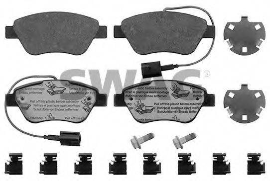 SWAG 70916876 Комплект тормозных колодок, дисковый тормоз