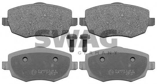 SWAG 72116098 Комплект тормозных колодок, дисковый тормоз