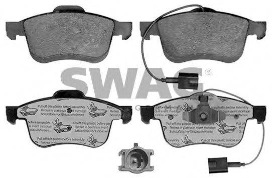 SWAG 72116104 Комплект тормозных колодок, дисковый тормоз