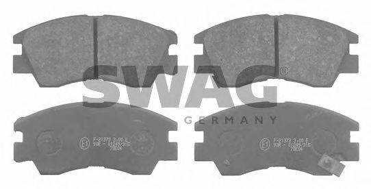 SWAG 80916128 Комплект тормозных колодок, дисковый тормоз