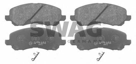 SWAG 80916741 Комплект тормозных колодок, дисковый тормоз