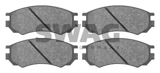 SWAG 82916367 Комплект тормозных колодок, дисковый тормоз