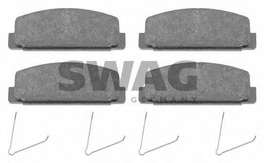 SWAG 83916500 Комплект тормозных колодок, дисковый тормоз