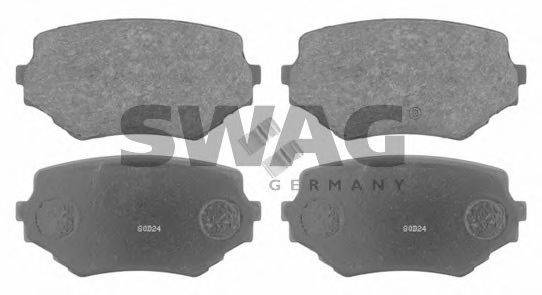 SWAG 84916647 Комплект тормозных колодок, дисковый тормоз