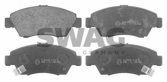 SWAG 85916305 Комплект тормозных колодок, дисковый тормоз