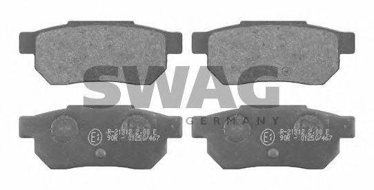 SWAG 85916309 Комплект тормозных колодок, дисковый тормоз