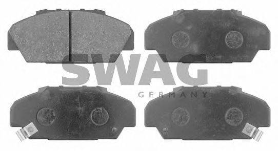 Комплект тормозных колодок, дисковый тормоз SWAG 85 91 6365