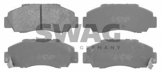 SWAG 85916551 Комплект тормозных колодок, дисковый тормоз