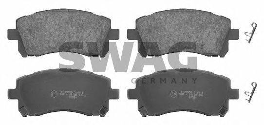 SWAG 87916660 Комплект тормозных колодок, дисковый тормоз
