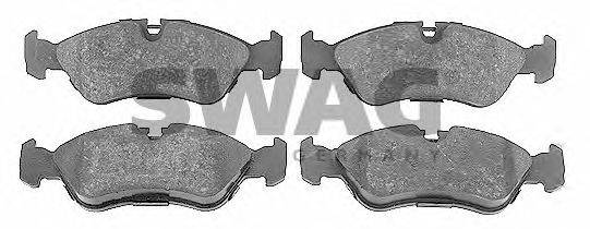 SWAG 89916339 Комплект тормозных колодок, дисковый тормоз