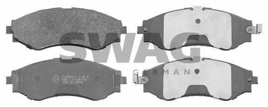 SWAG 89916510 Комплект тормозных колодок, дисковый тормоз