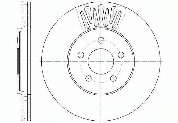 Тормозной диск ROADHOUSE 61361.10