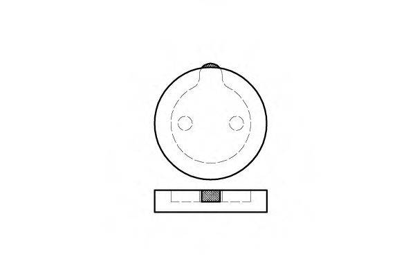 REMSA 008900 Комплект гальмівних колодок, дискове гальмо
