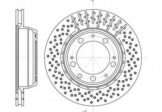 Тормозной диск REMSA 6940.10