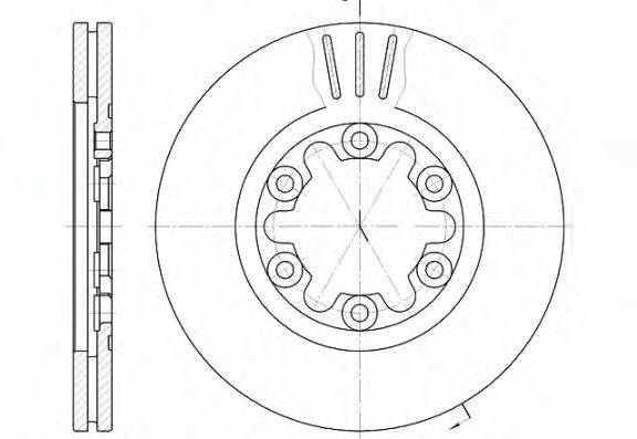 Тормозной диск REMSA 6957.10