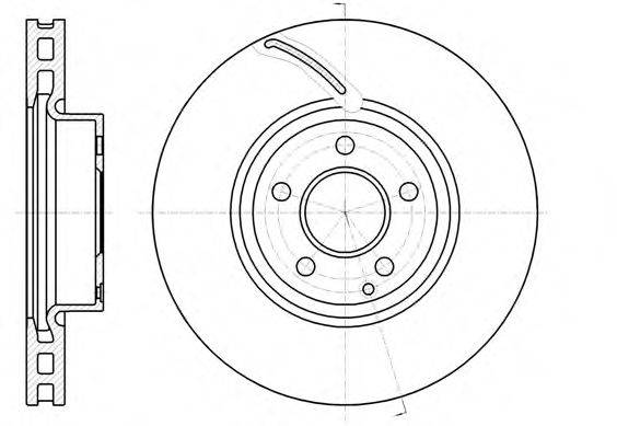 Тормозной диск REMSA 61067.10