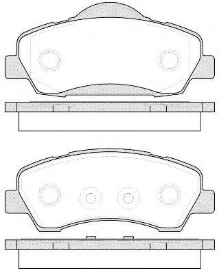 REMSA 153000 Комплект тормозных колодок, дисковый тормоз