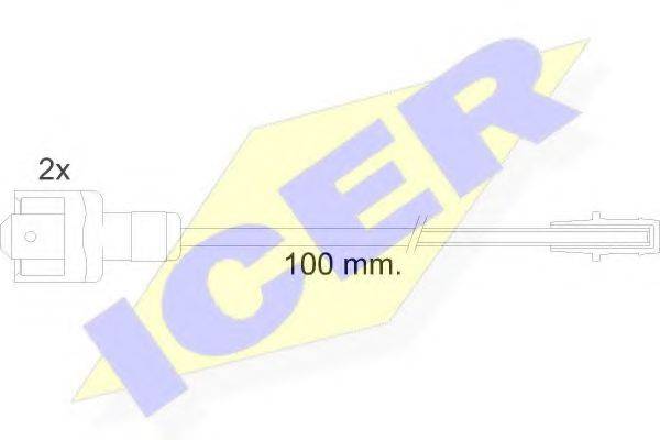 Сигналізатор, знос гальмівних колодок ICER 610010 E C