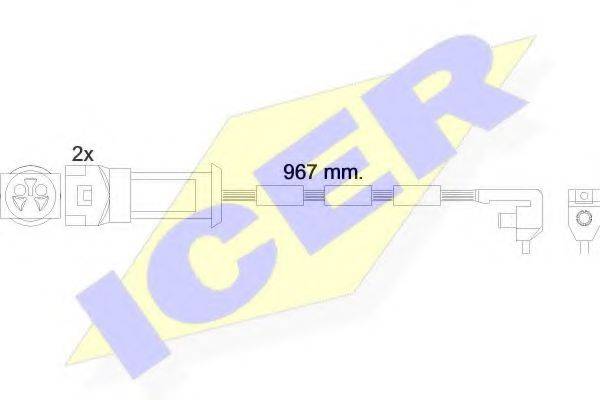 ICER 610069EC Сигнализатор, износ тормозных колодок