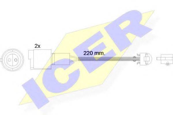 ICER 610239EC Сигналізатор, знос гальмівних колодок