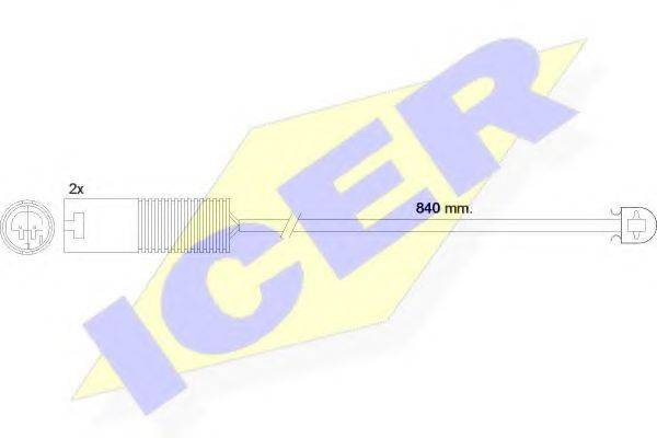 ICER 610426EC Сигнализатор, износ тормозных колодок