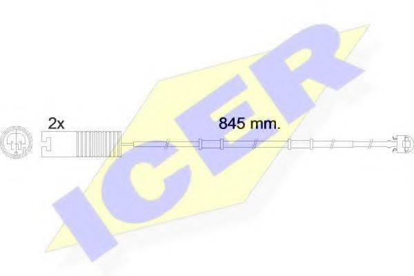 ICER 610448EC Сигнализатор, износ тормозных колодок