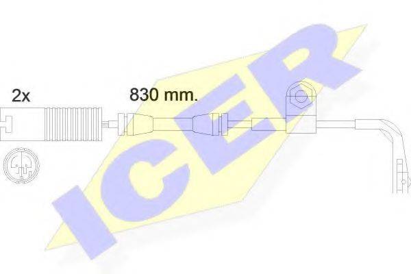 ICER 610458EC Сигналізатор, знос гальмівних колодок