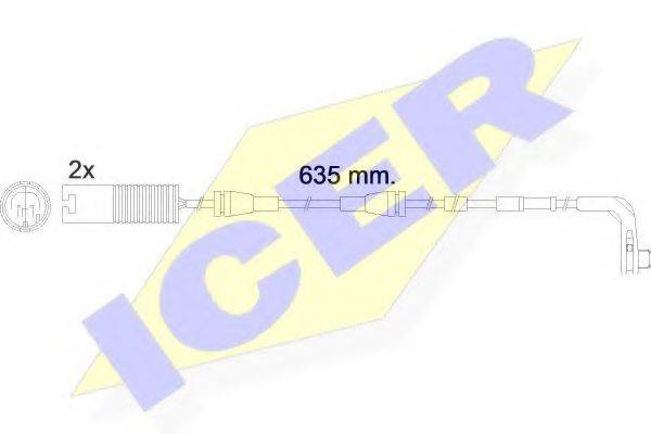 ICER 610474EC Сигналізатор, знос гальмівних колодок