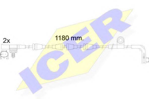 Сигнализатор, износ тормозных колодок ICER 610482 E C