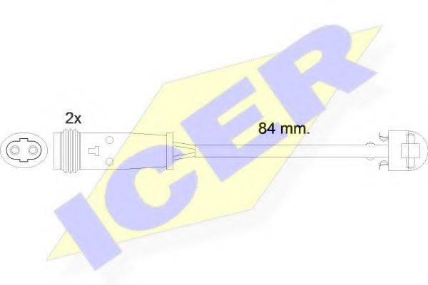ICER 610484EC Сигнализатор, износ тормозных колодок