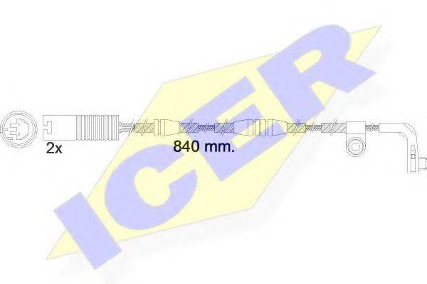 ICER 610502EC Сигнализатор, износ тормозных колодок