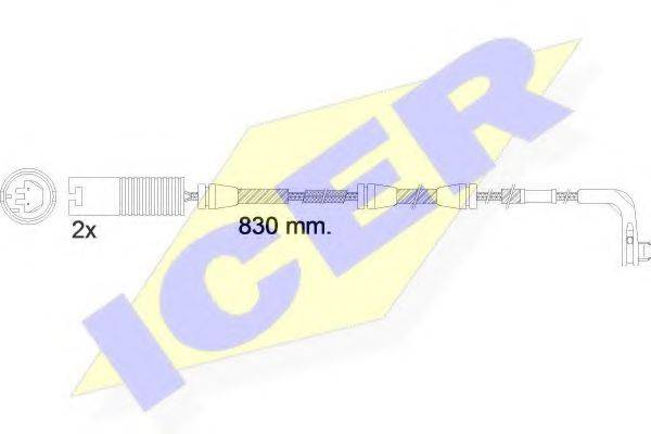 ICER 610503EC Сигнализатор, износ тормозных колодок