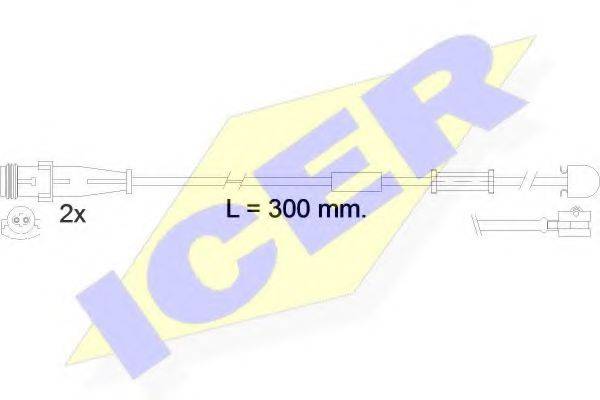 Сигналізатор, знос гальмівних колодок ICER 610504 E C