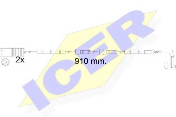 Сигналізатор, знос гальмівних колодок ICER 610540 E C
