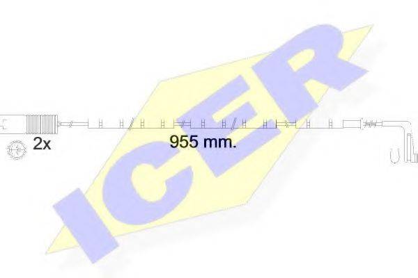 ICER 610541EC Сигнализатор, износ тормозных колодок