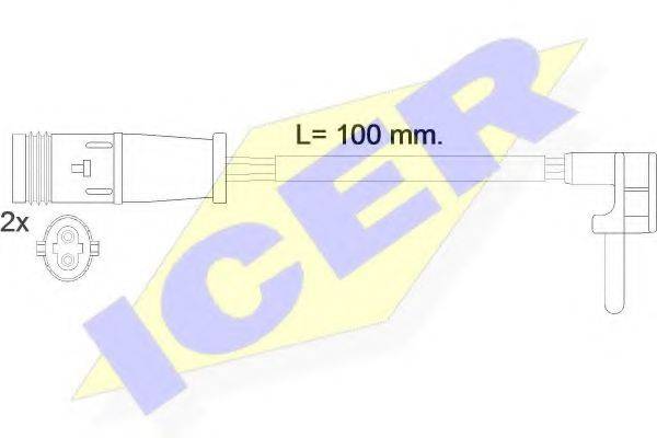 ICER 610548EC Сигналізатор, знос гальмівних колодок
